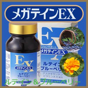 栄養機能食品 メガティンEX ルテイン ブルーベリー サプリメント